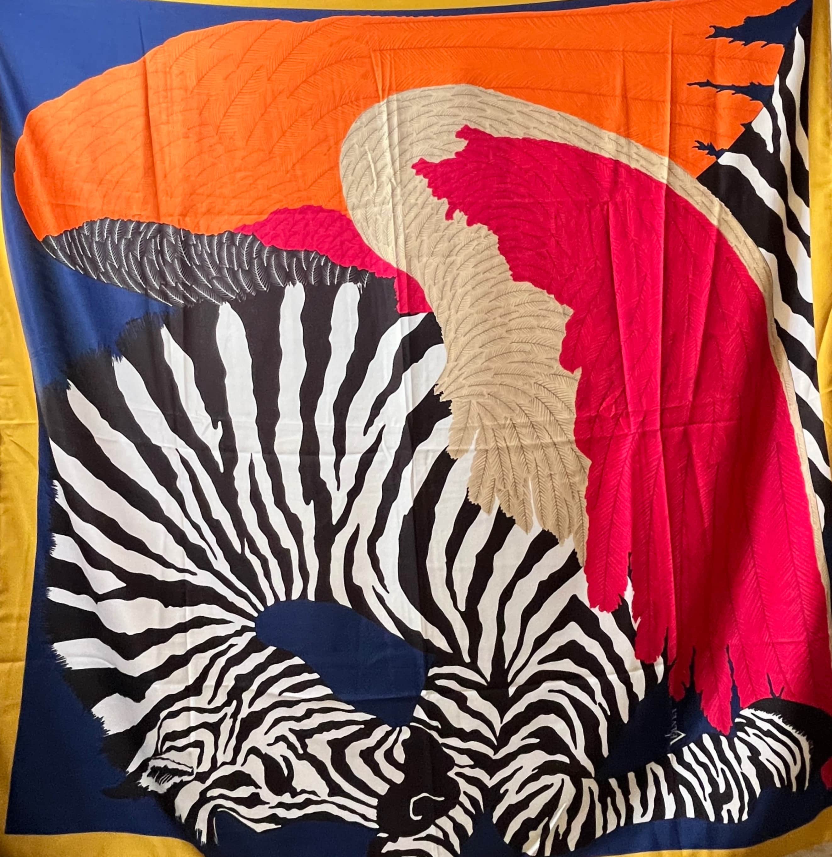 روسری نخی توییل کاغذی (پاییزه)