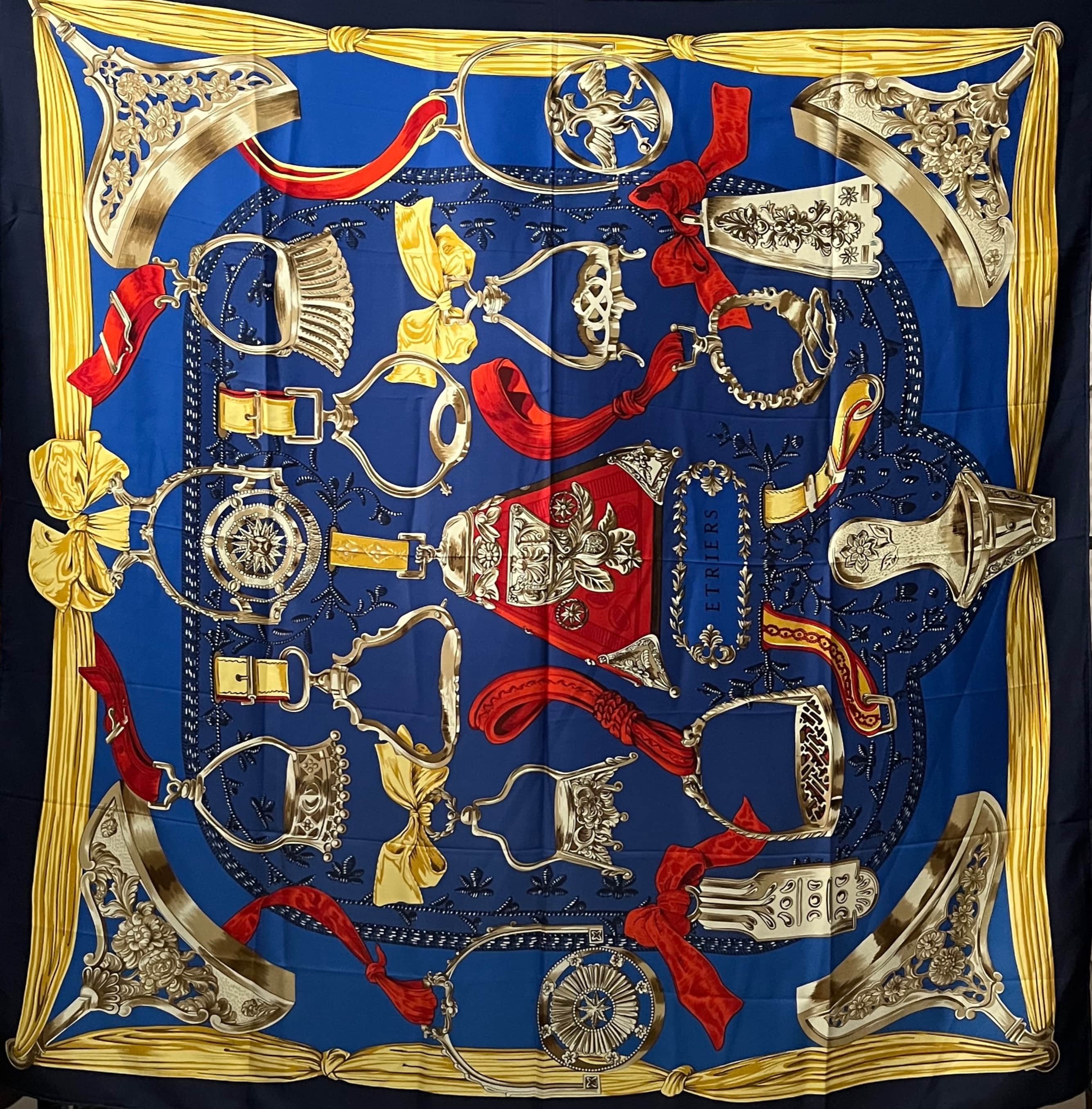 روسری مجلسی ابریشم وارداتی (طرح پاپیون)